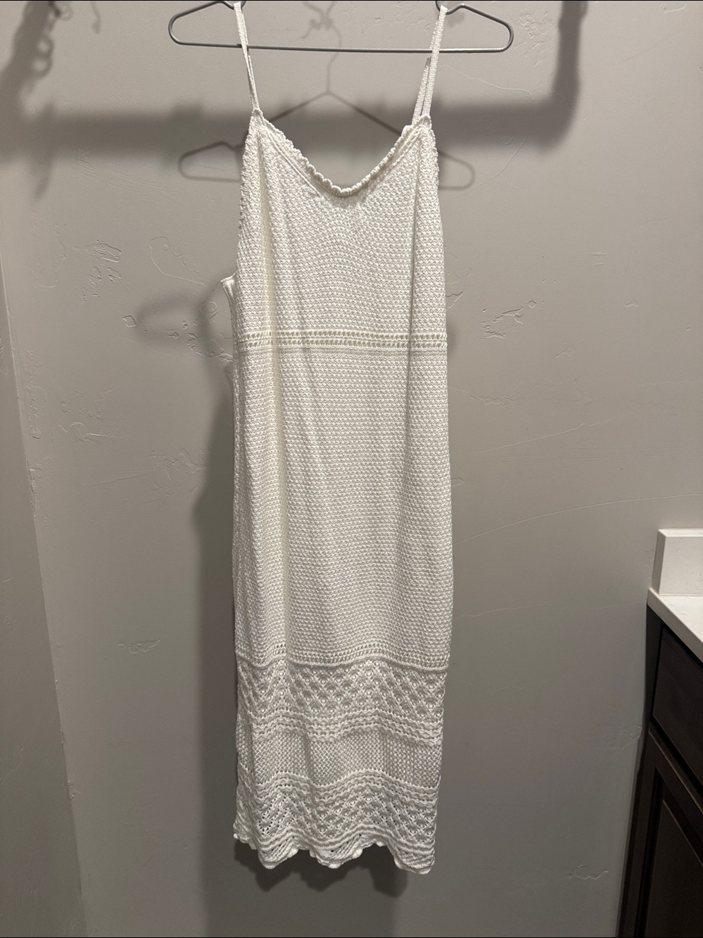 Freshman 1996 White Crochet dress